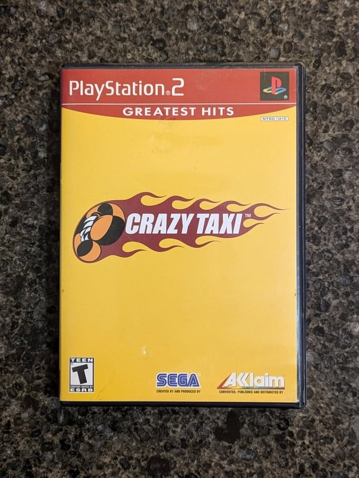 Crazy Taxi PS2 PlayStation 2 Complete CIB Greatest Hits