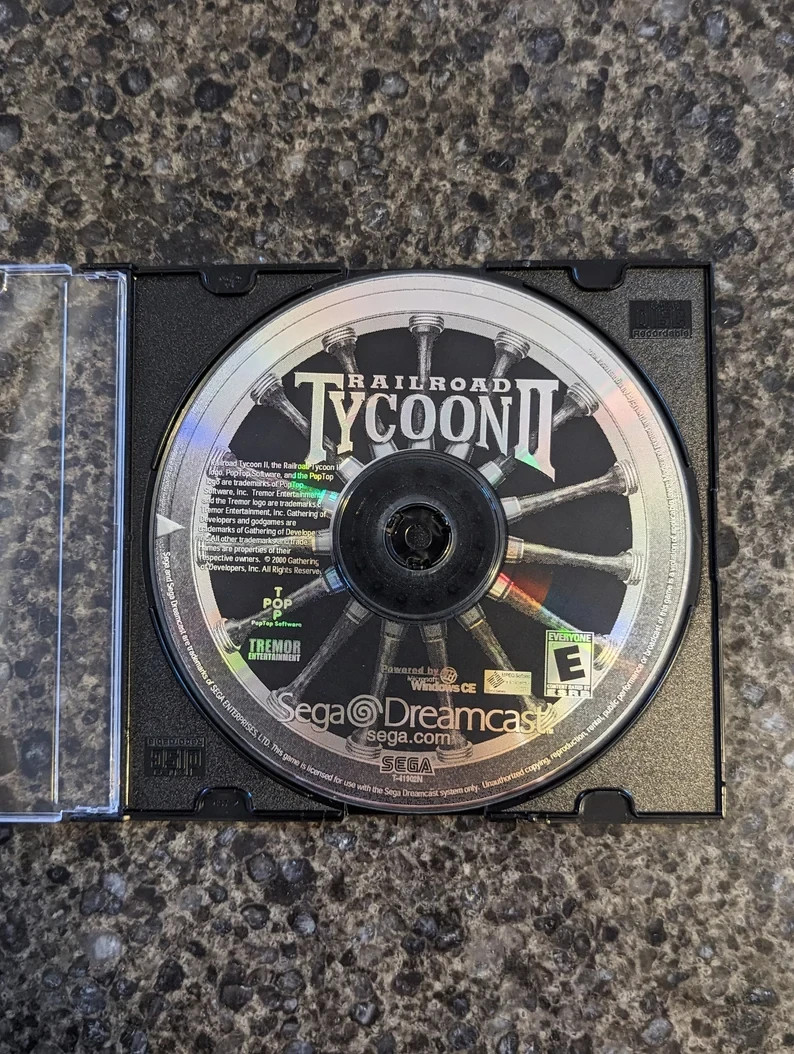 Railroad Tycoon II (Dreamcast, 2000) Disc Only