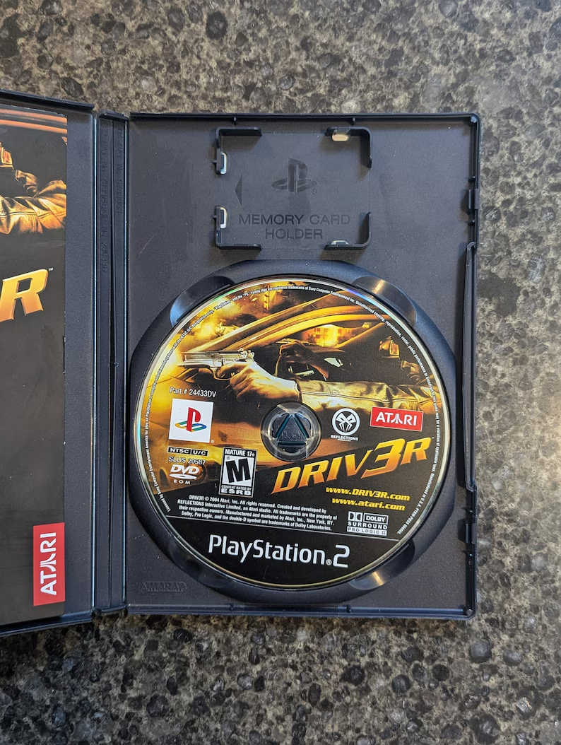 Driv3r - Sony Playstation 2 - PS2 - Complete Game - photo 3