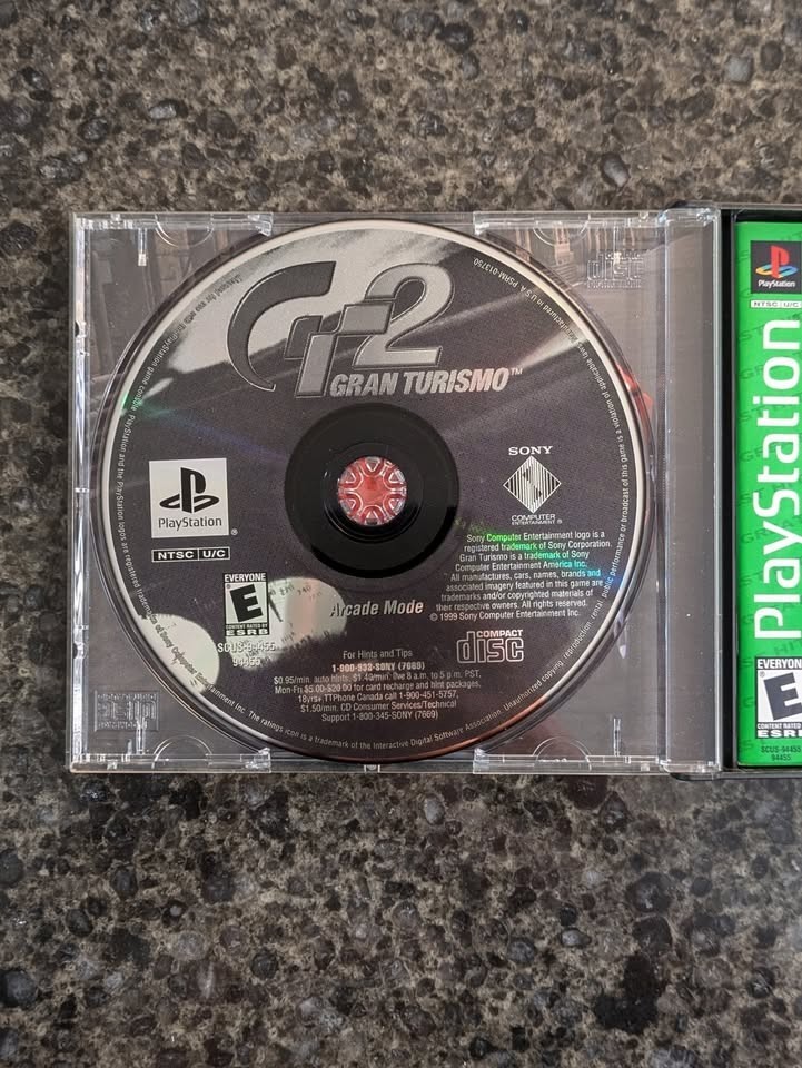 Gran Turismo 2 PS1 PlayStation 1 Greatest Hits CIB - photo 2
