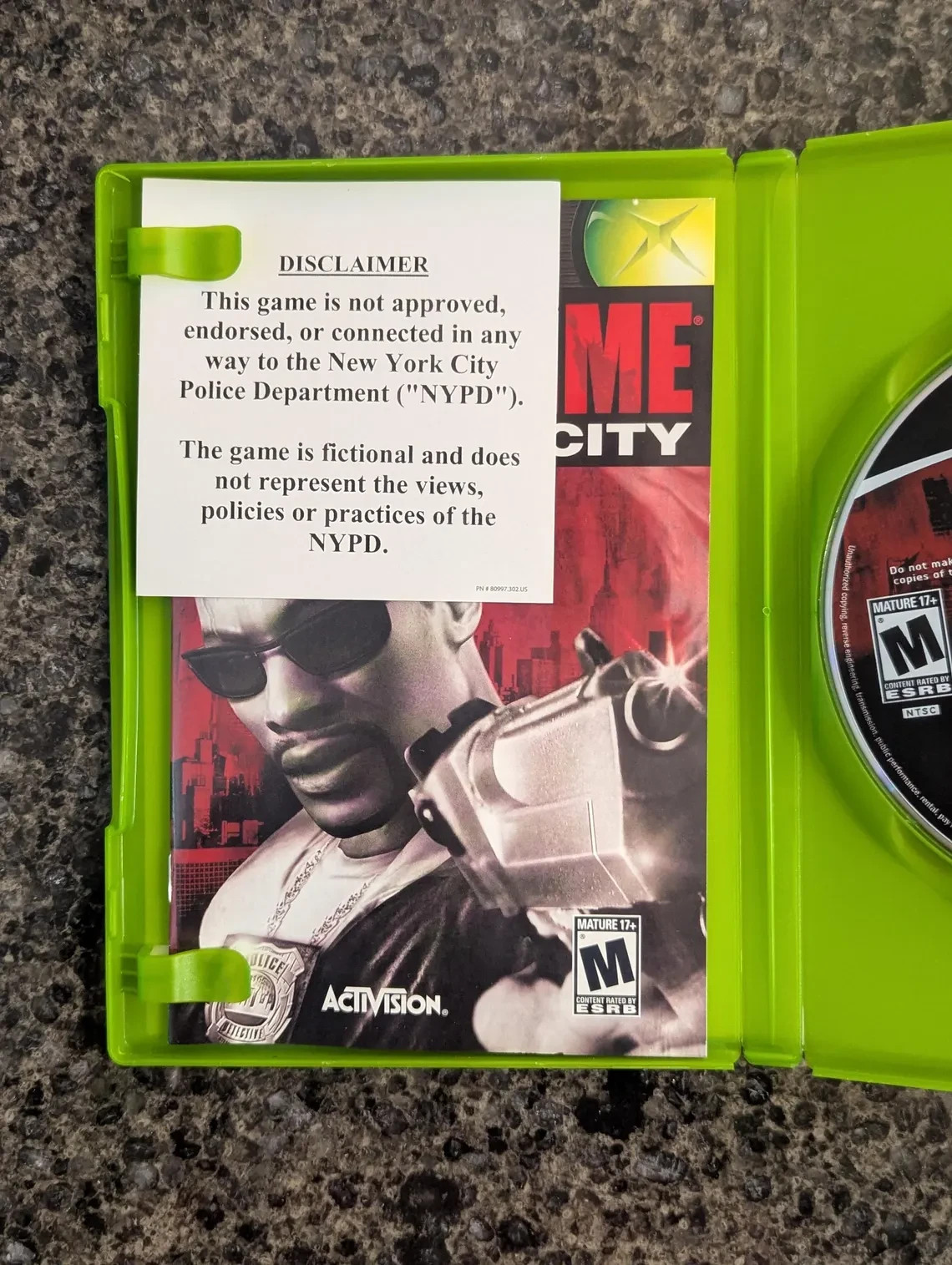 Original Xbox True Crime: New York City CIB Complete - photo 2