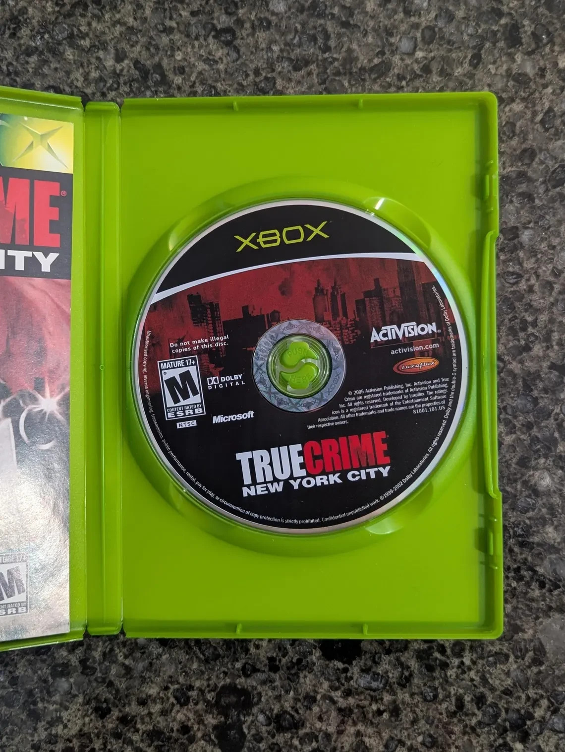 Original Xbox True Crime: New York City CIB Complete - photo 3