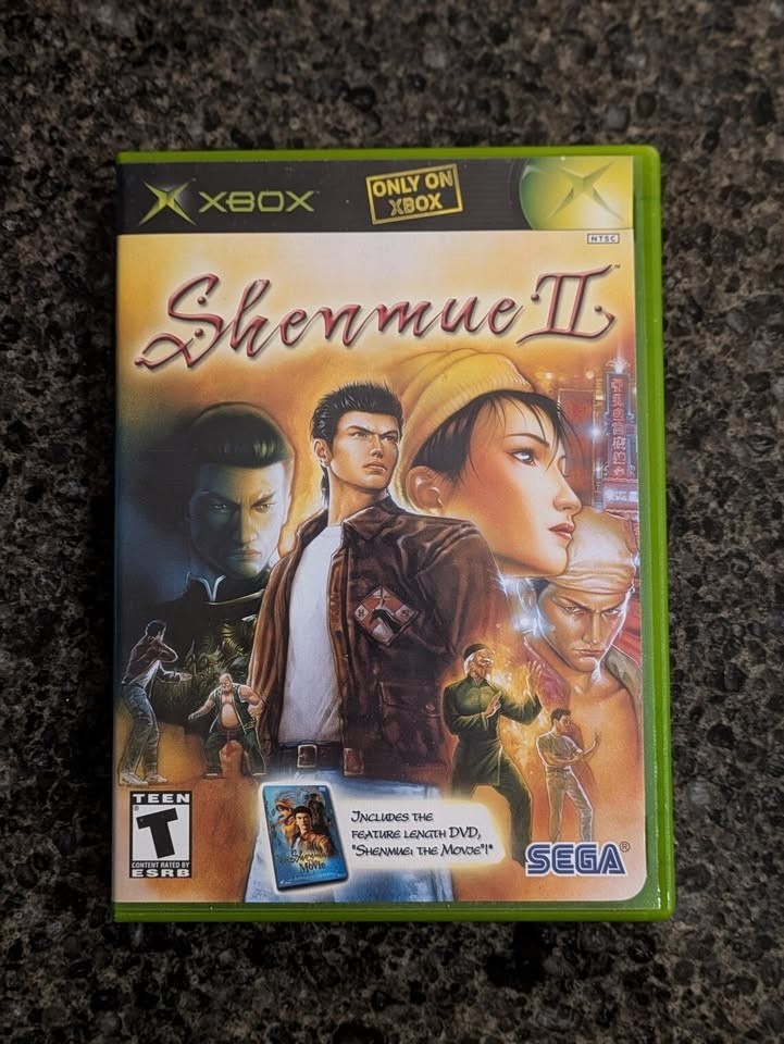 Shenmue 2 (2002) Original Xbox Complete CIB W/DVD Bonus