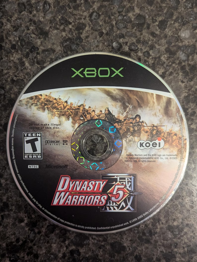 Dynasty Warriors 5 - Original Xbox Game Disc Only - photo 2