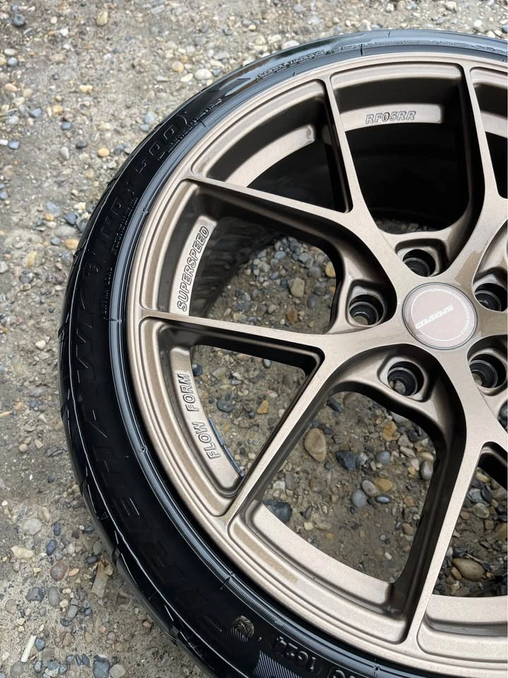 5x114.3 Superspeed RF05RR Flowform Indie 500 Wheels & Tires - photo 2