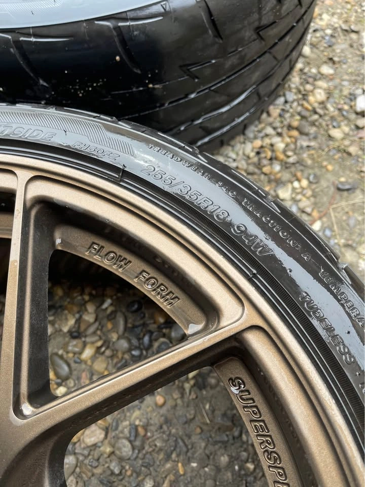 5x114.3 Superspeed RF05RR Flowform Indie 500 Wheels & Tires - photo 4