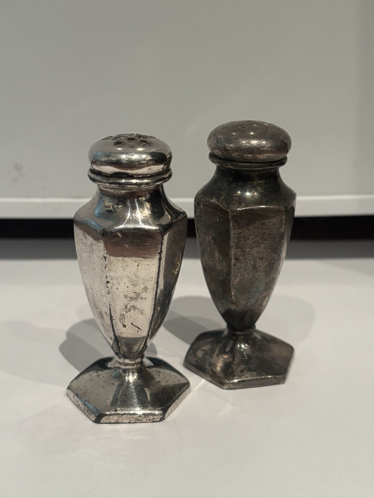Pair of Benedict Proctor Silverplate Salt & Pepper Shakers