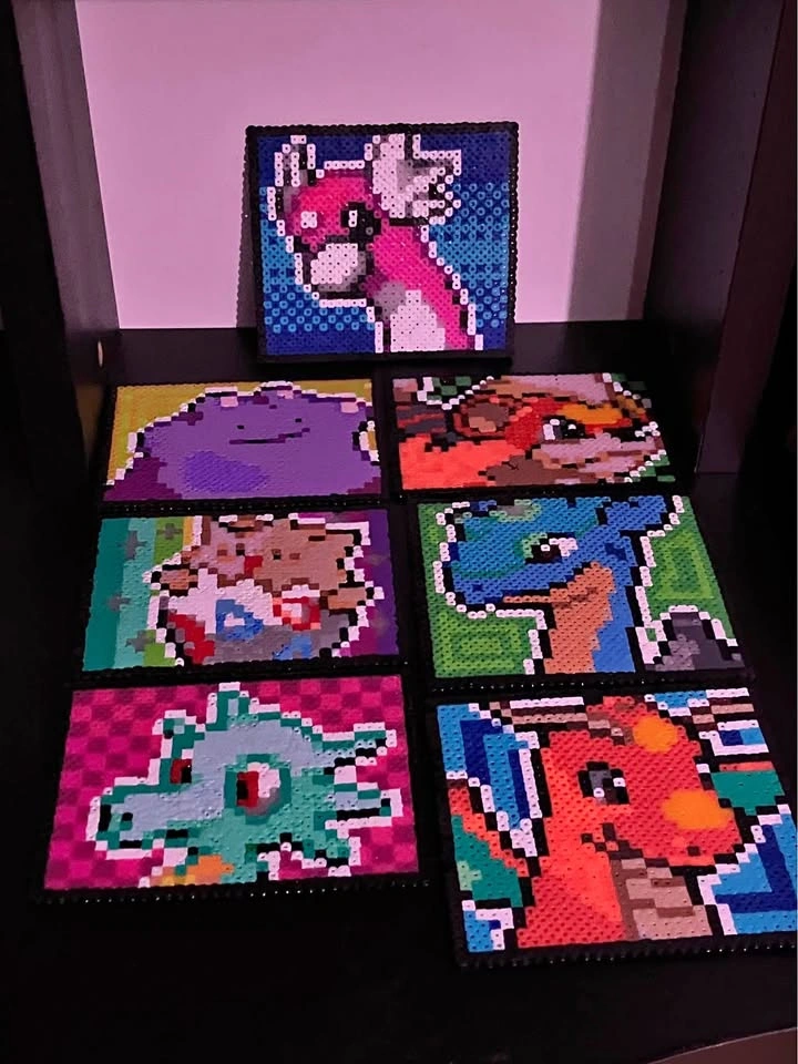 Pokémon Pixel/Perler Portraits