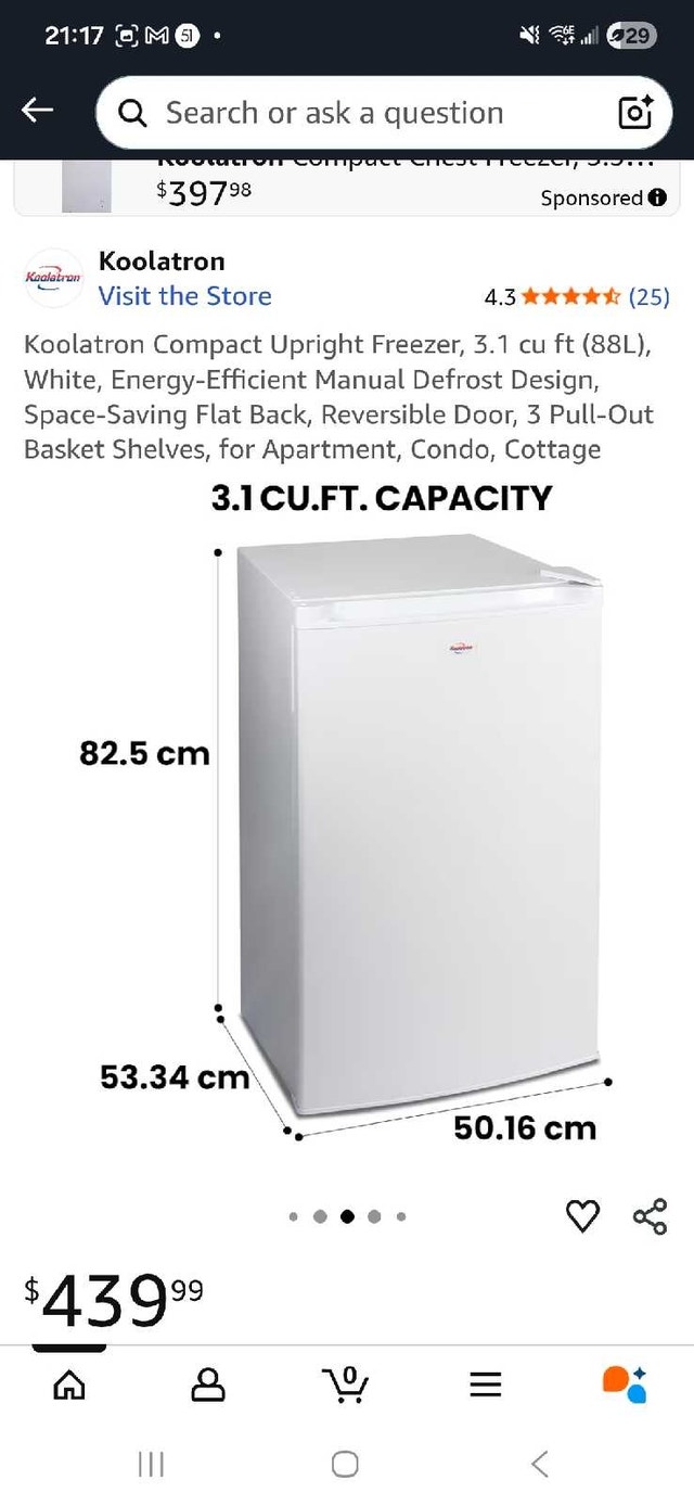 Koolatron Freezer