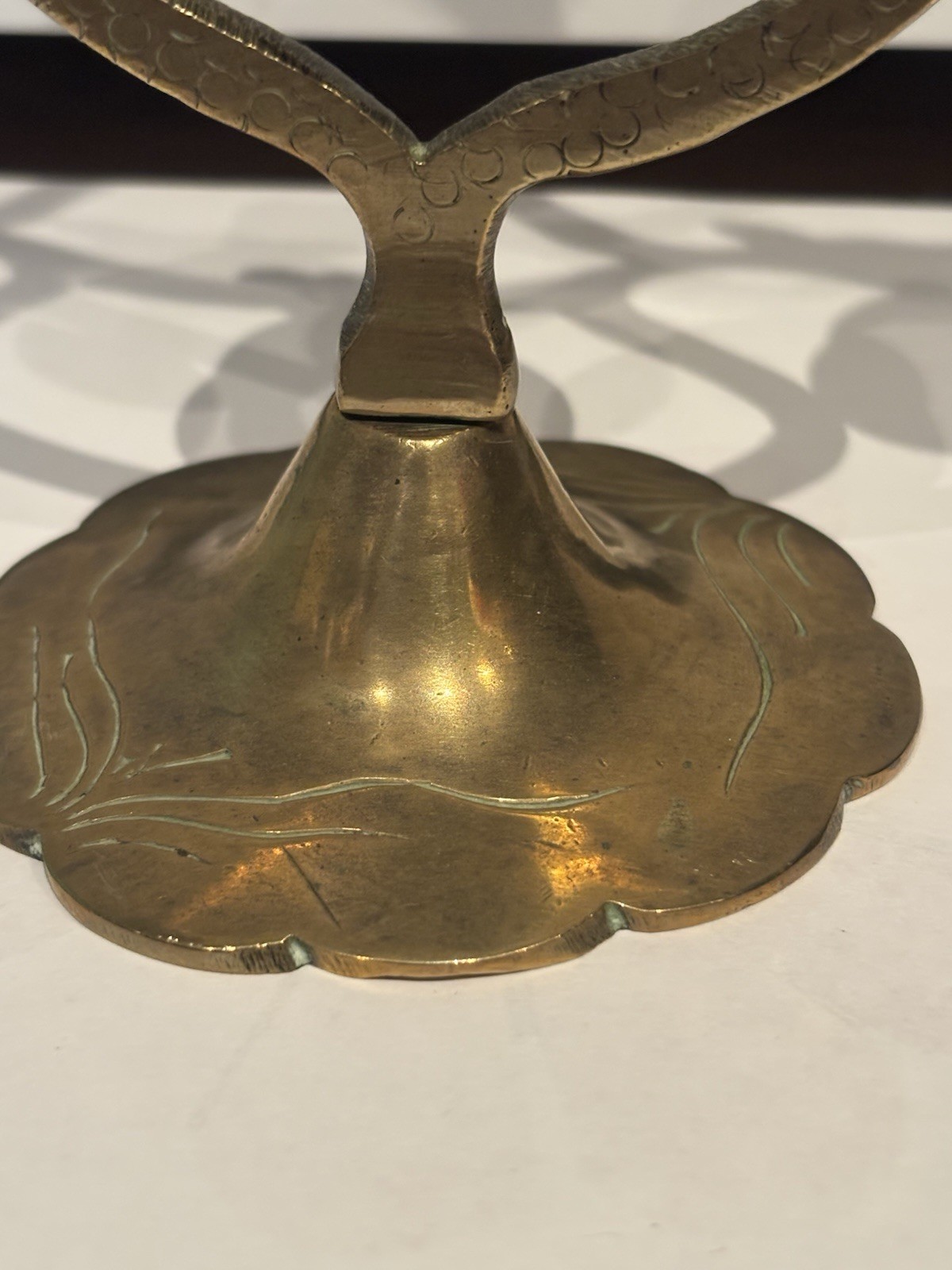 Vintage Brass Dragon Bell Wind Chime - photo 2