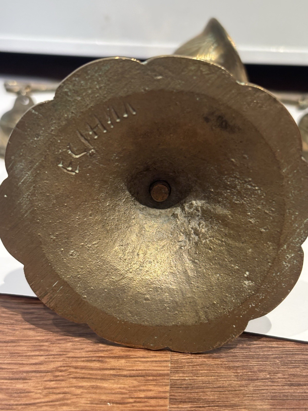 Vintage Brass Dragon Bell Wind Chime - photo 4