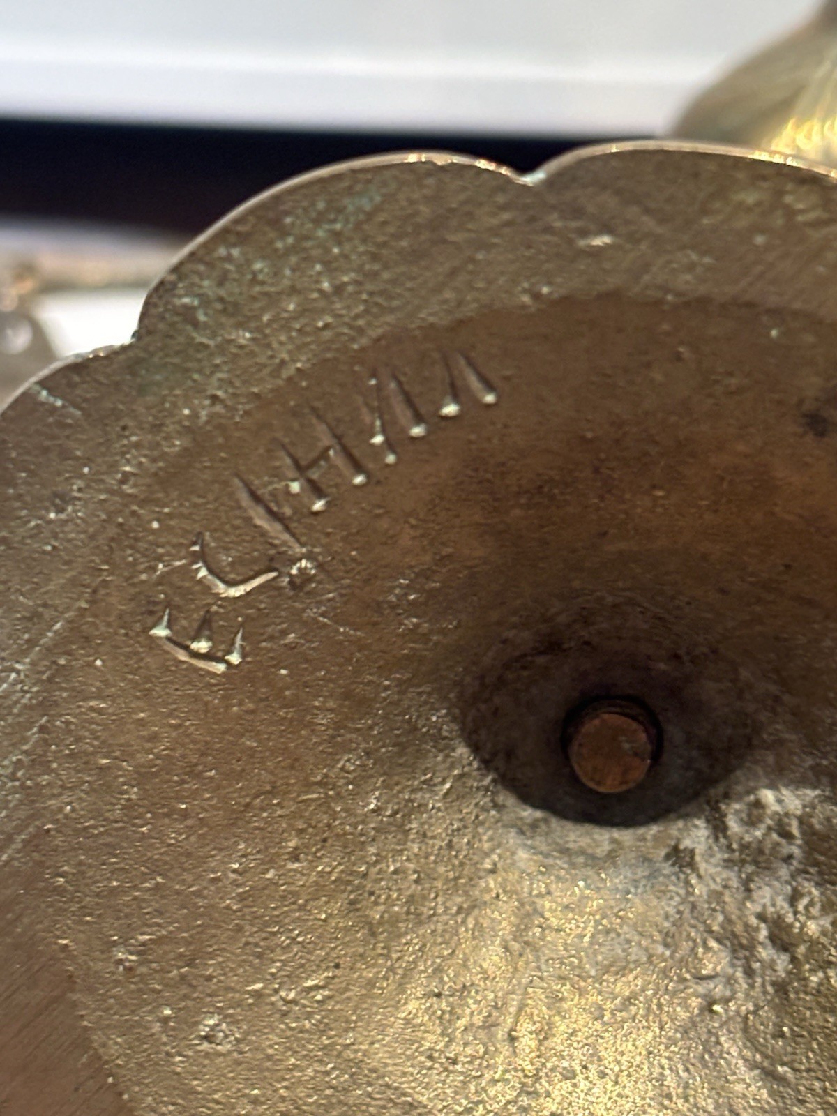 Vintage Brass Dragon Bell Wind Chime - photo 5