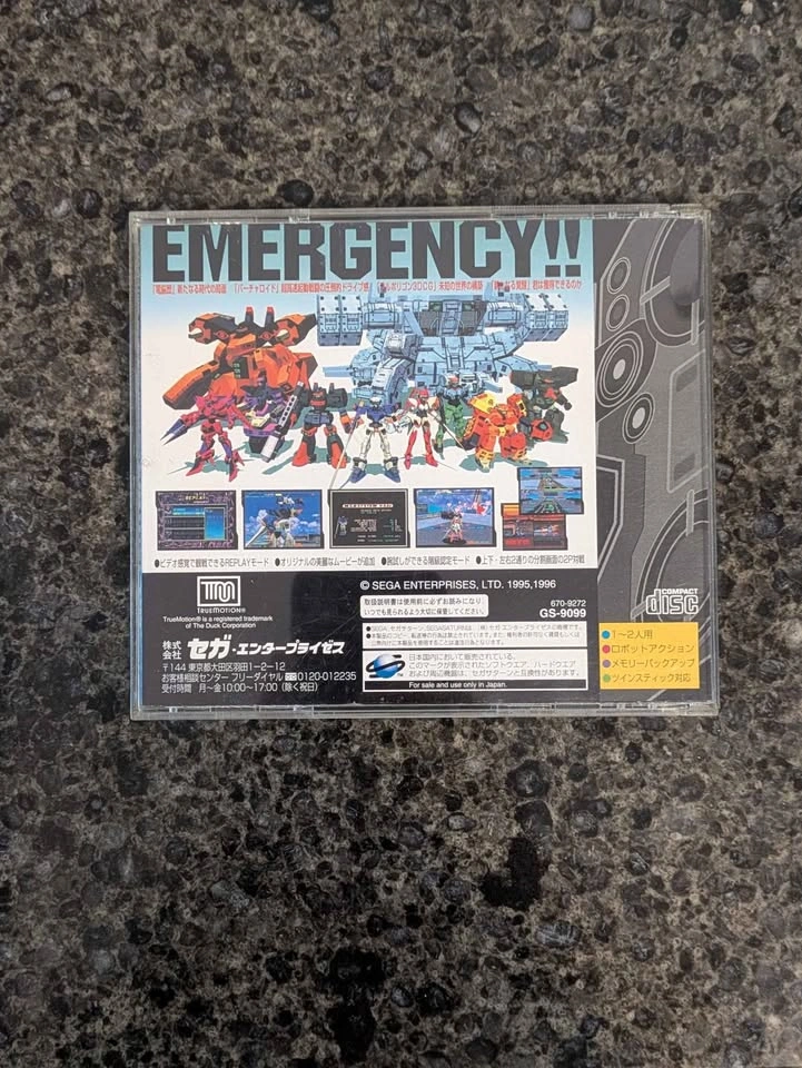 Cyber Troopers Virtual On Sega Saturn w/ Spine Card & Manual - photo 4