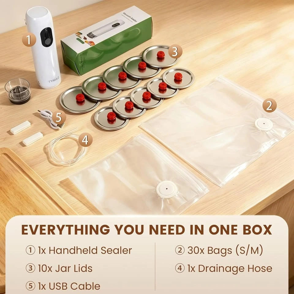 Electric Handheld Vacuum Sealer for Food - photo 4