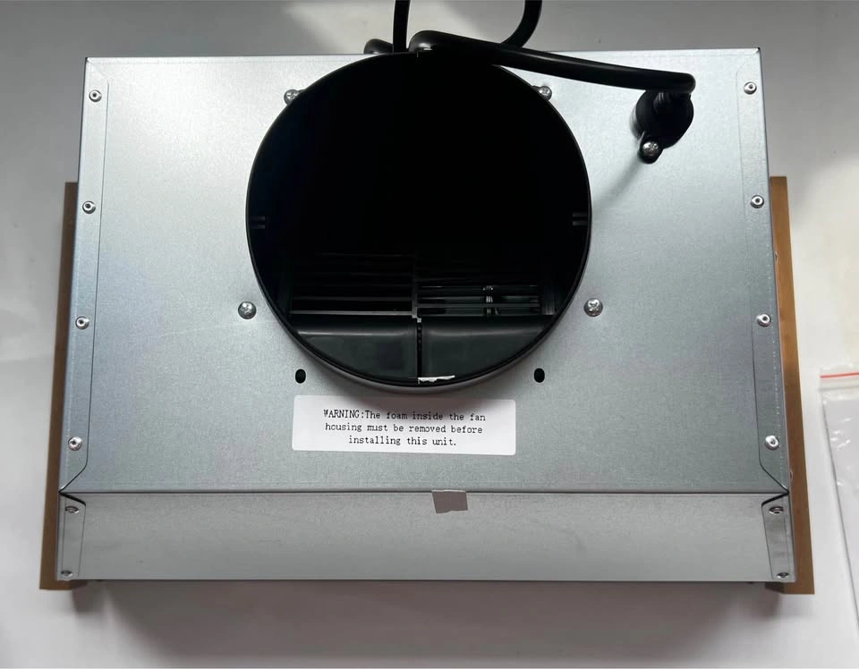 JOEAONZ Range Hood Insert 20 Inch 600 CFM Stainless Steel - photo 3