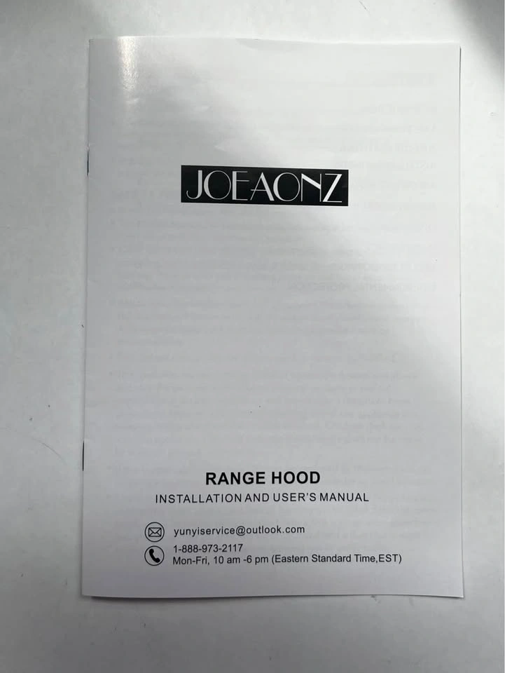 JOEAONZ Range Hood Insert 20 Inch 600 CFM Stainless Steel - photo 5