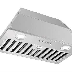 JOEAONZ Range Hood Insert 20 Inch 600 CFM Stainless Steel