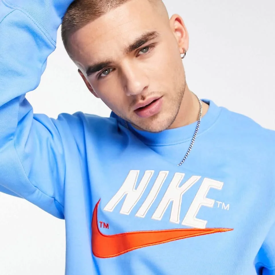 Nike Retro Trend Logo Fleece Crewneck Sweatshirt XXL image indicator(9)