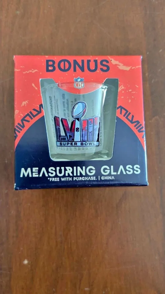 Superbowl LVIII Measuring Shot Glass