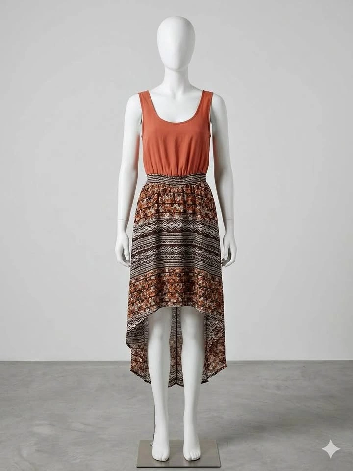 Women's Hi-Lo Maxi Dress Small