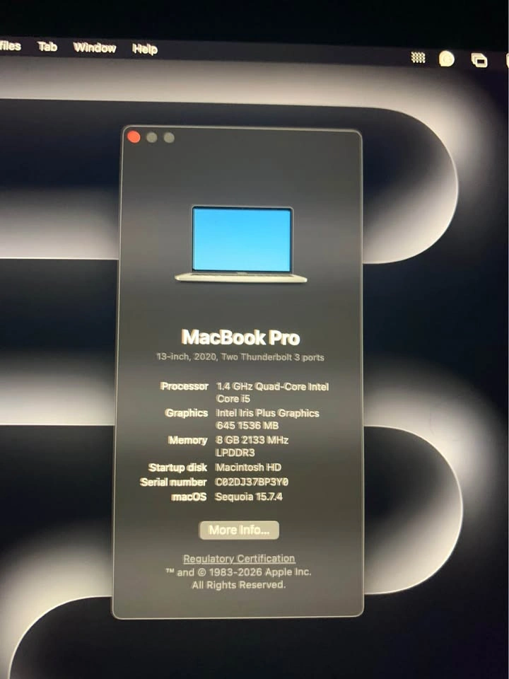 MacBook Pro | 2020, 13 inch, Intel Core i5 - photo 2