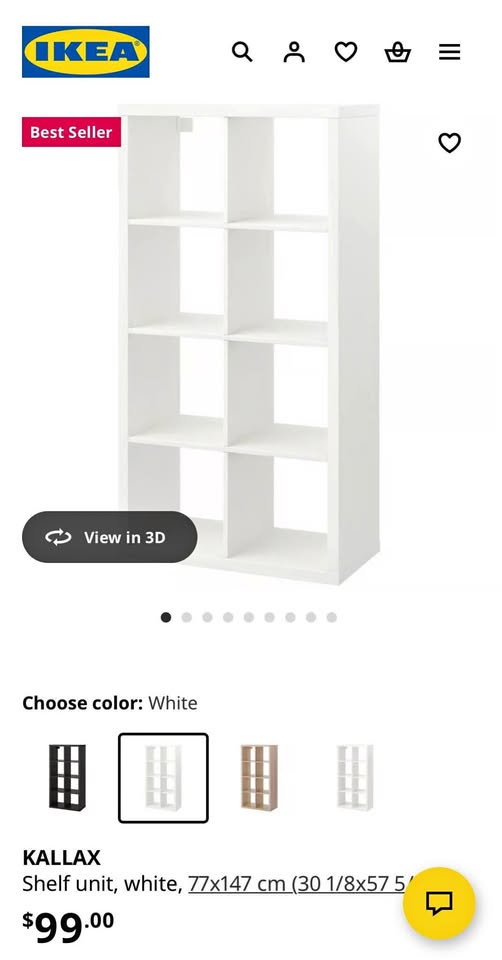 Ikea Kallax Shelving Unit