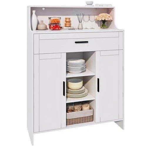 Storage Cabinet with Door and Drawer