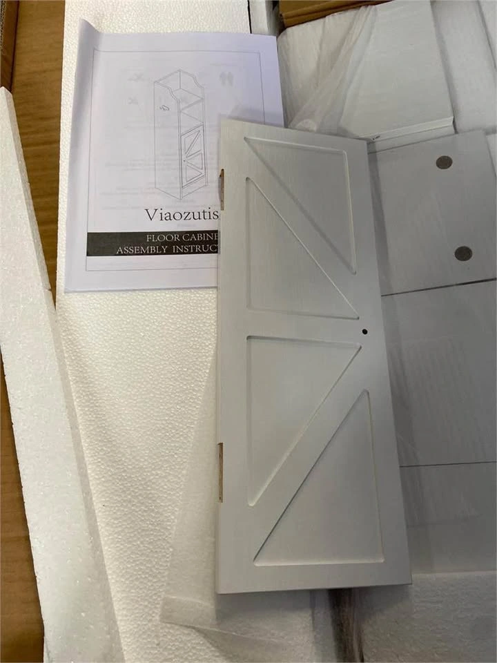 Bathroom Narrow Edge Storage Cabinet - photo 3