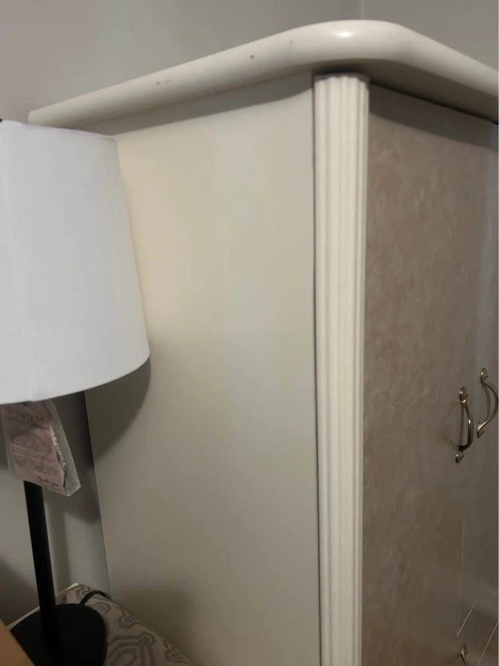 Beige Bedroom Wardrobe, Nightstands & Dresser Set - photo 2