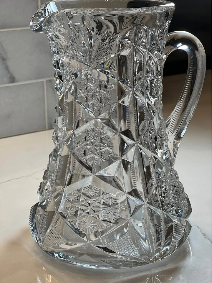 EAPG "Toltec" Tankard Pitcher by McKee Glass Co. - photo 2