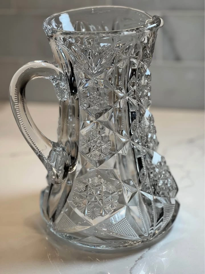 EAPG "Toltec" Tankard Pitcher by McKee Glass Co. - photo 3