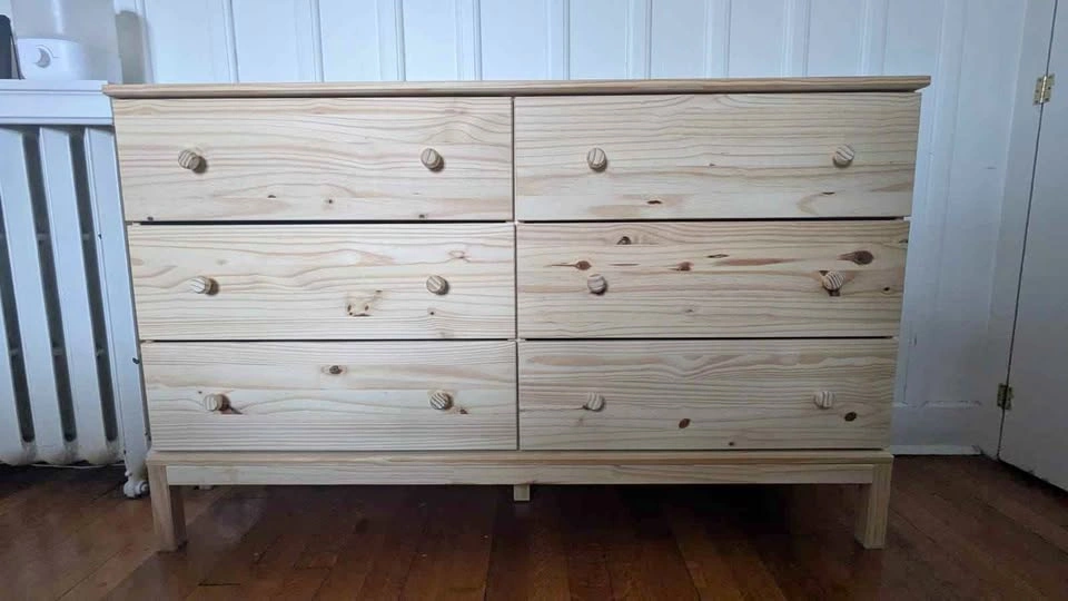 IKEA TARVA 6-Drawer Dresser - Solid Pine - Like New