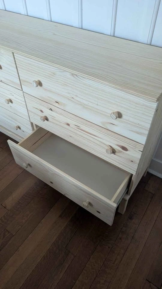 IKEA TARVA 6-Drawer Dresser - Solid Pine - Like New - photo 2
