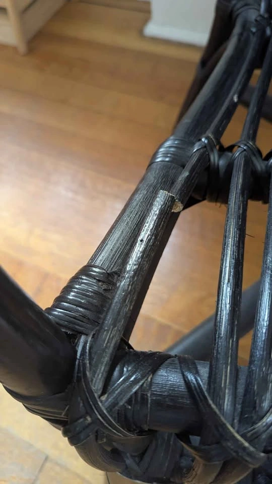 IKEA STORSELE Rattan Chair - Black - photo 3