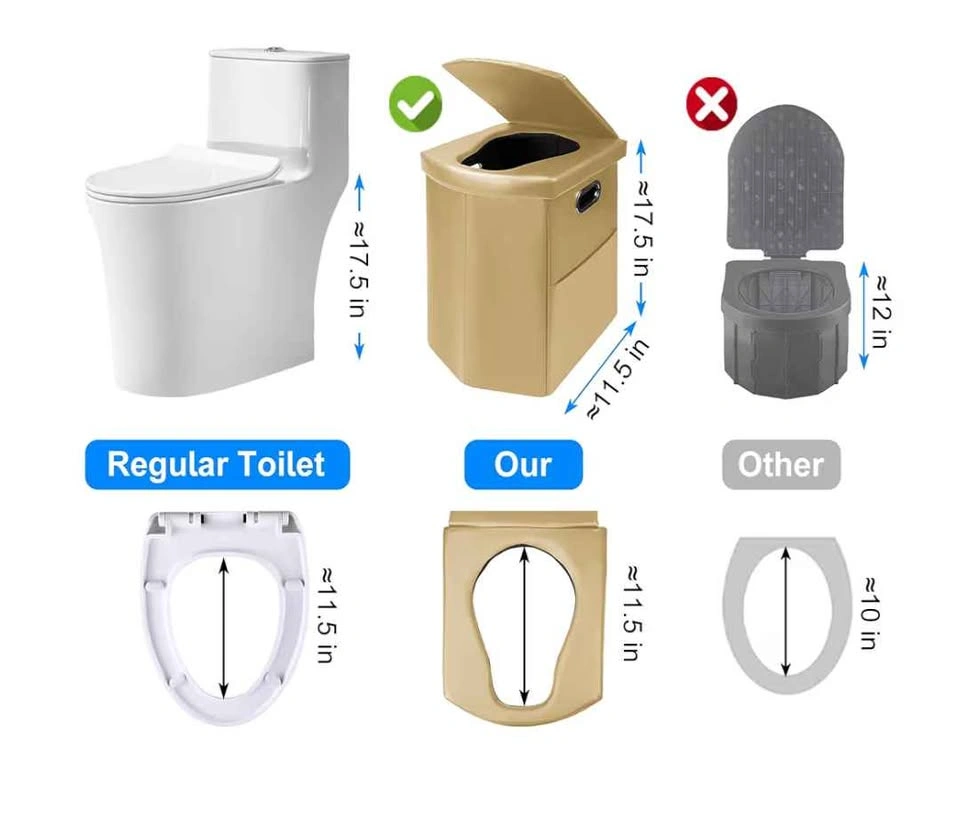 Portable Toilet for Camping Travel with Comfy Seat - photo 2