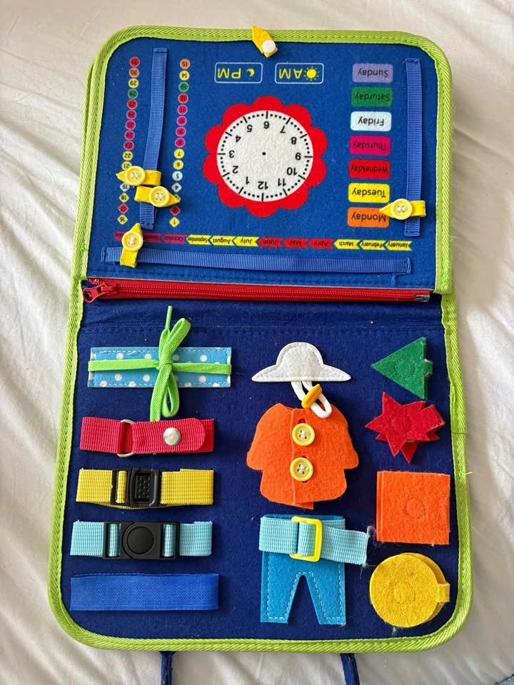 Toddlers Busy Board Montessori Toys for 1-4 Year Olds