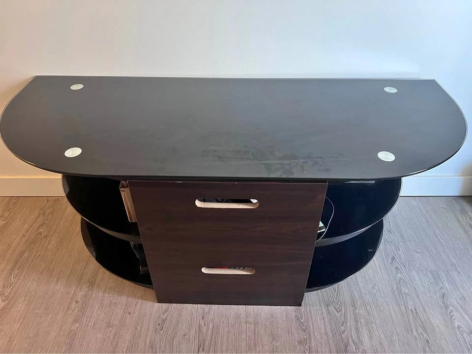 Glass TV Stand