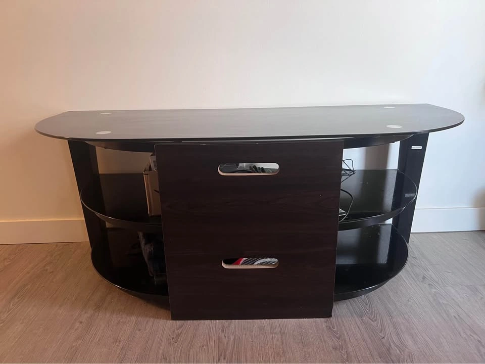 Glass TV Stand - photo 2