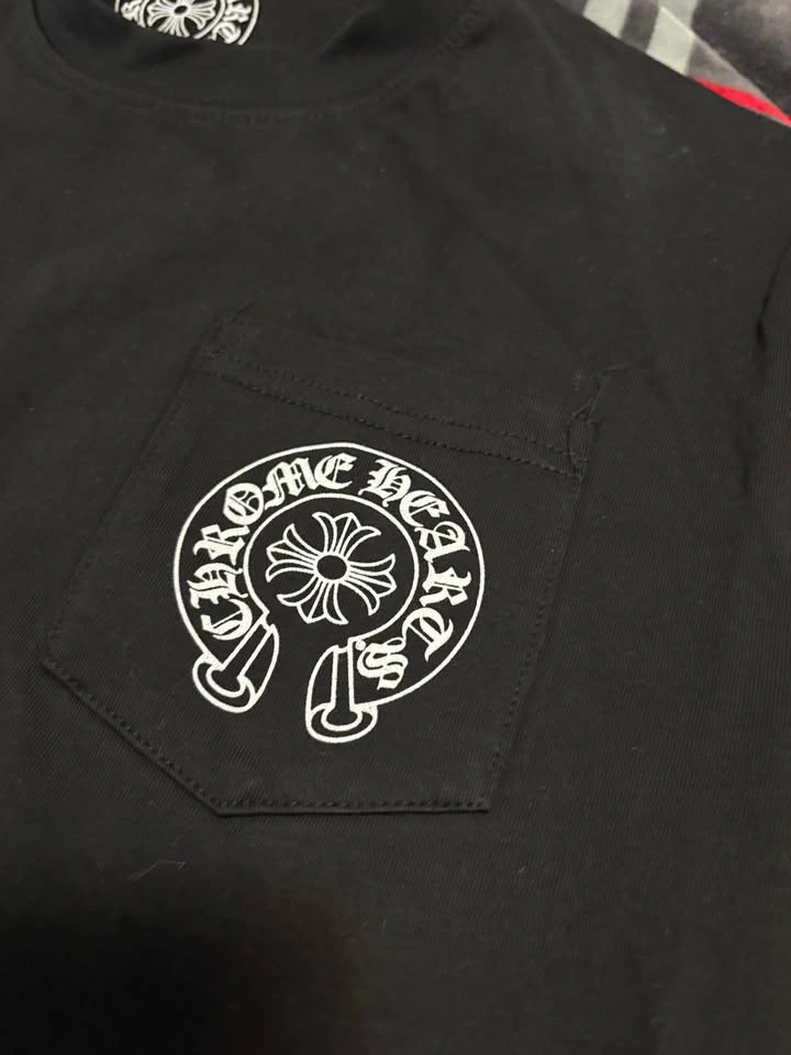Black Chrome Heart Long Sleeve - photo 4