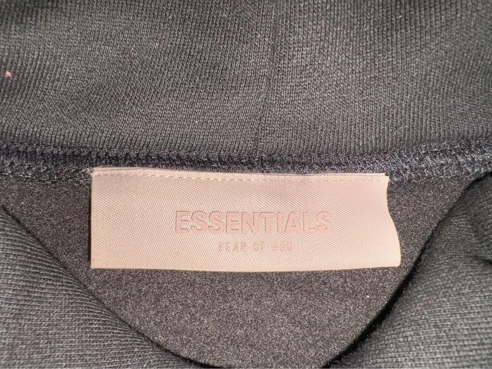 Essentials Black Track Hoodie & Pants Set - photo 4