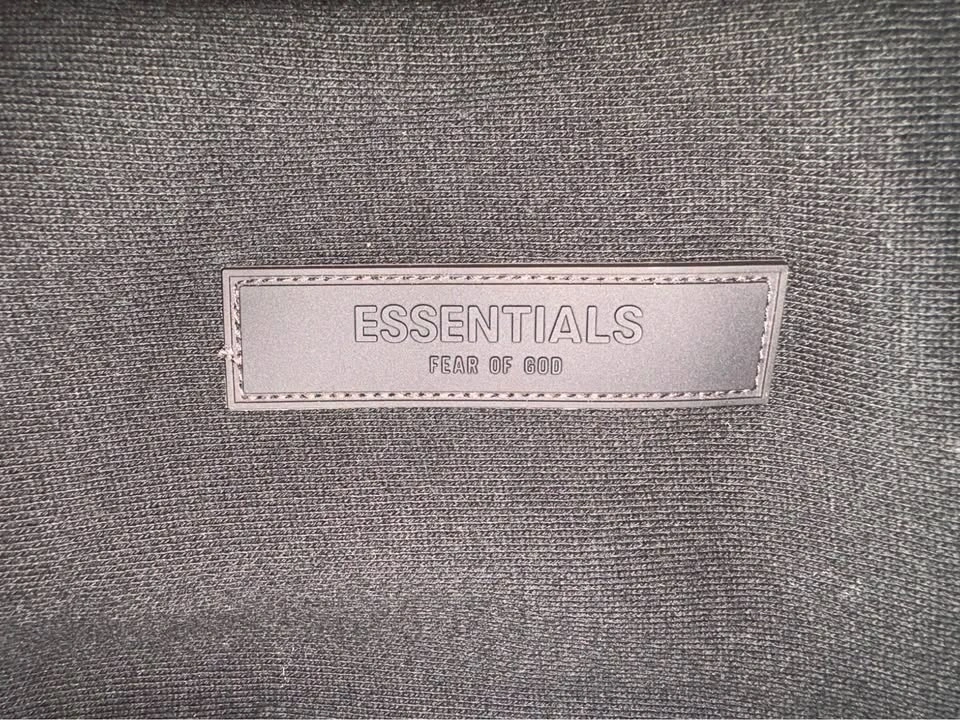 Essentials Black Track Hoodie & Pants Set - photo 5