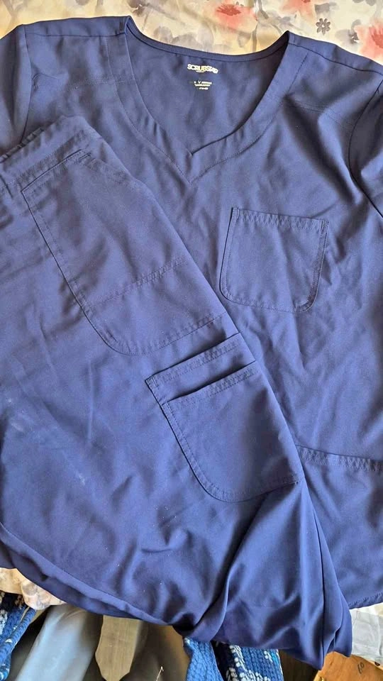Blue Scrub Set