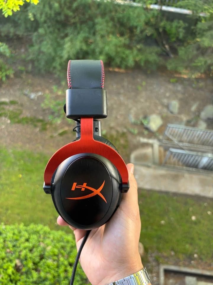 HyperX Cloud II Gaming Headphones Black and Red - photo 3