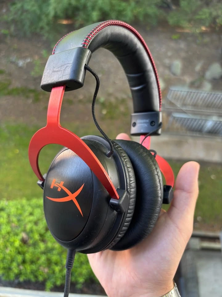 HyperX Cloud II Gaming Headphones Black and Red - photo 4