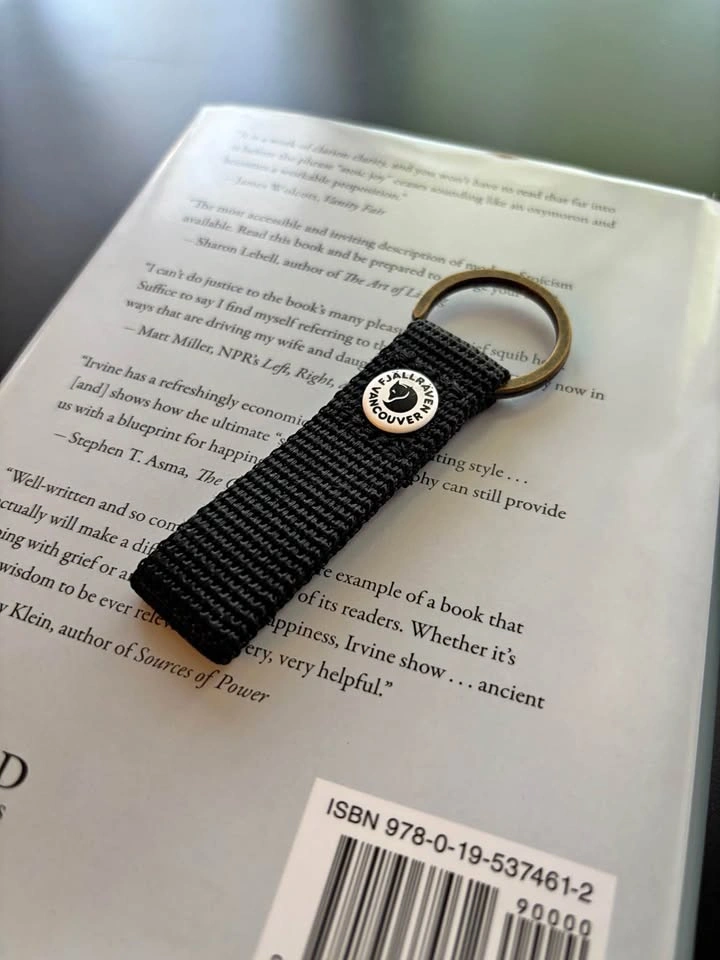 Fjallraven black keychain