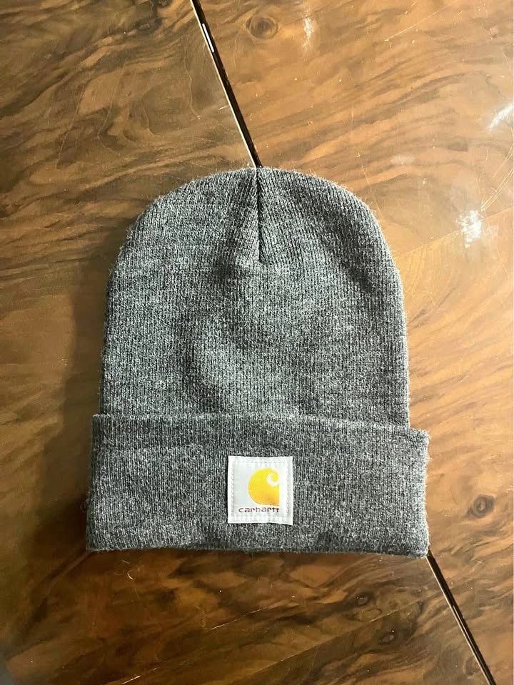 Carhartt Grey Beanie Hat