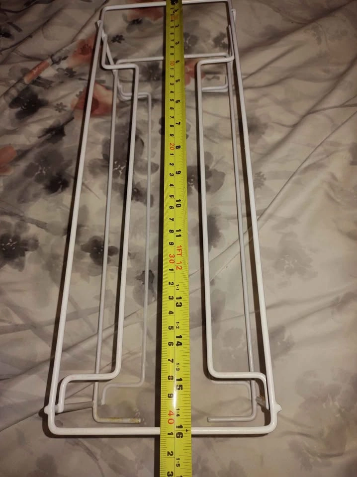 White Wire Can Dispenser Rack - photo 2