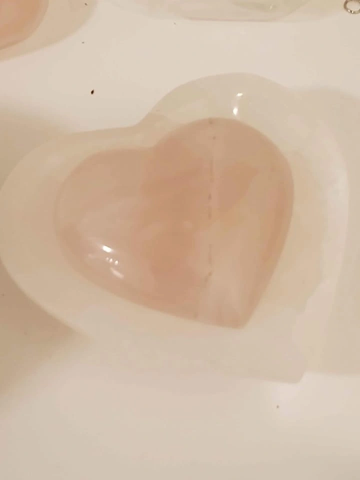Rose quartz, heart - photo 4