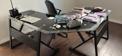 L shape desk