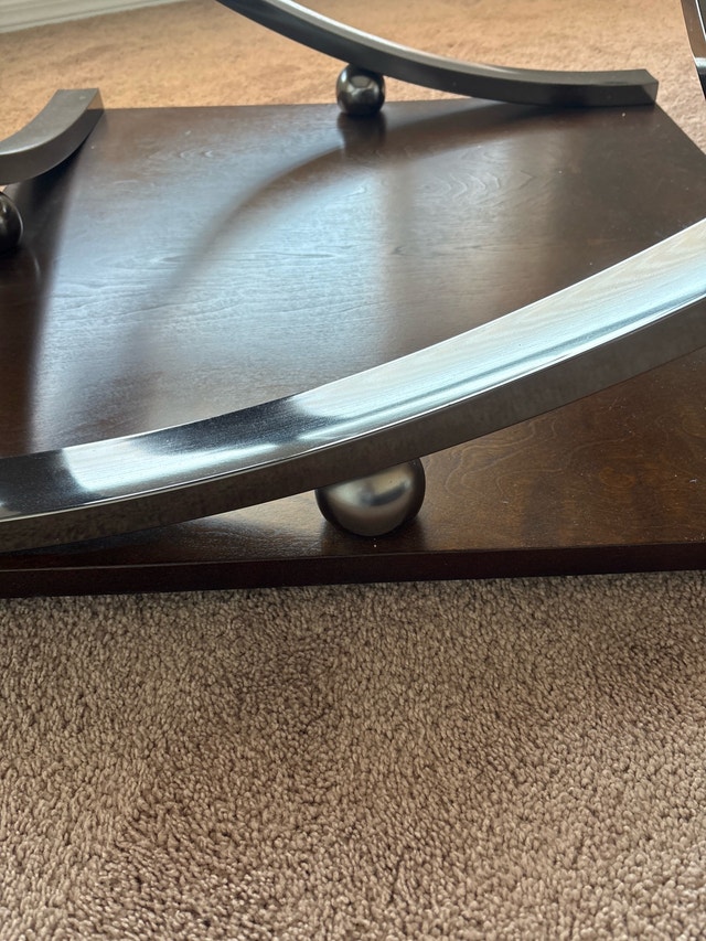 Glass Top Coffee Table - photo 2